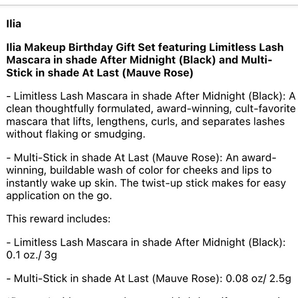 ILIA Beauty set - Picture 9 of 9